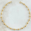Military Type Bracelet 2.6gr / 20cm / 18K Gold *