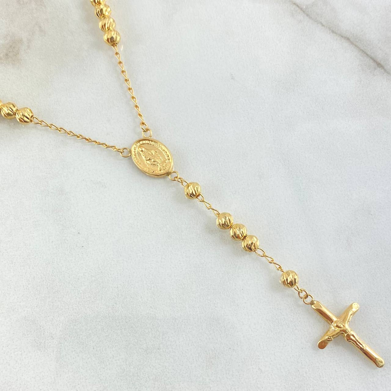 Miraculous Virgin Rosary 8.2gr / 50cm / 18K Gold