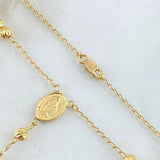 Miraculous Virgin Rosary 8.3gr / 50cm / 18K Gold