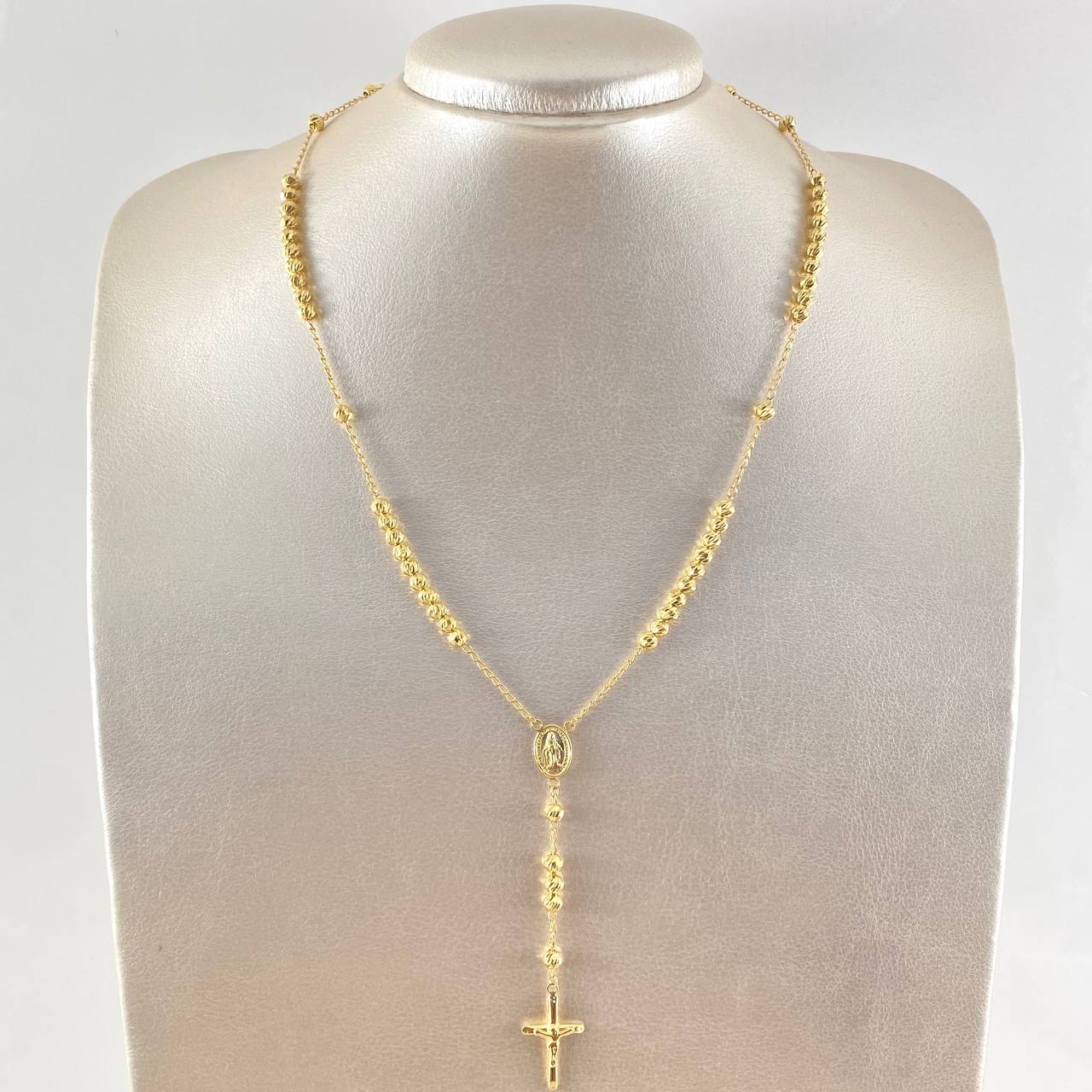 Miraculous Virgin Rosary 8.2gr / 50cm / 18K Gold
