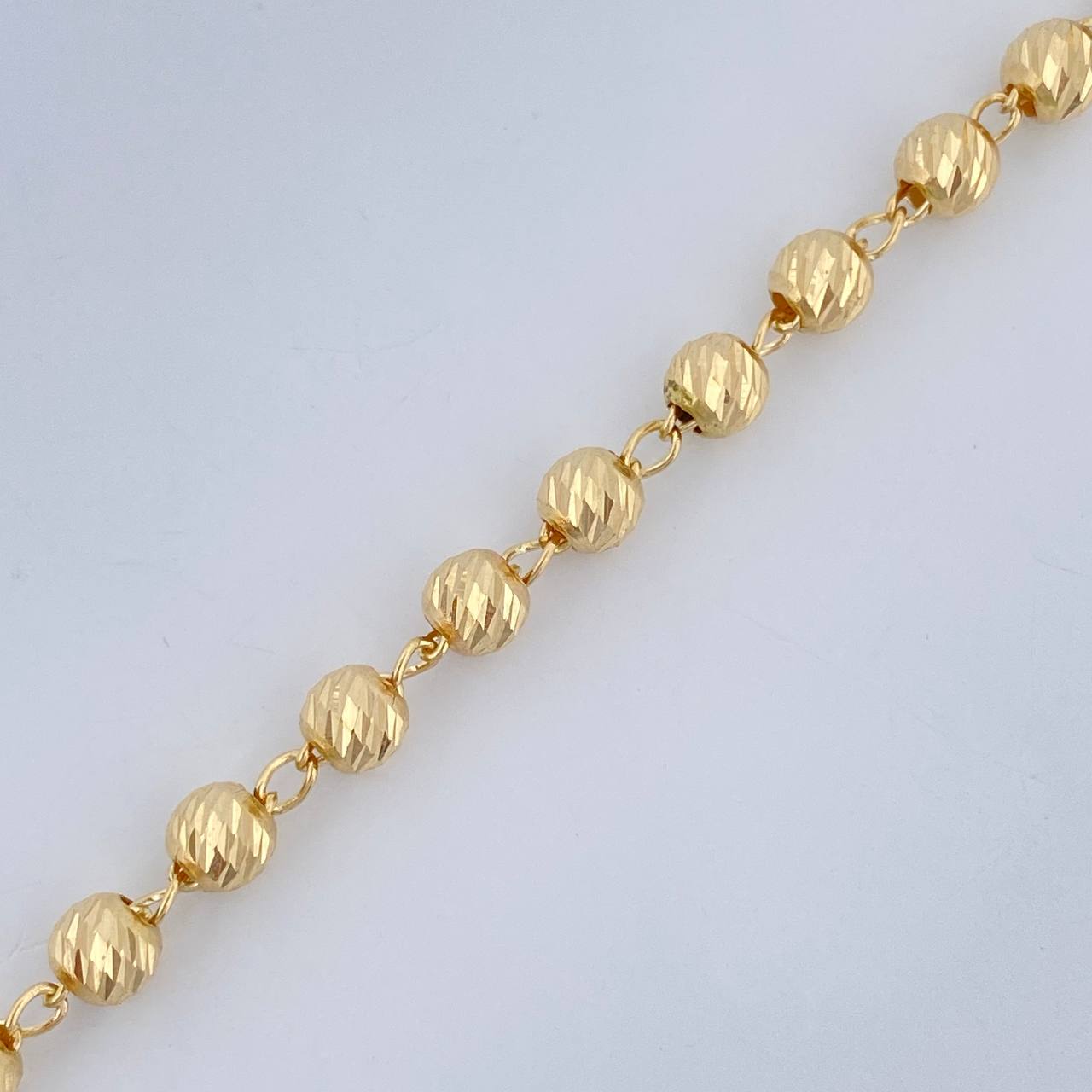 Military Type Bracelet 3.2gr / 19cm / 18K Gold $