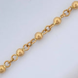 Military Type Bracelet 2.75gr / 18.8cm / 18K Gold $