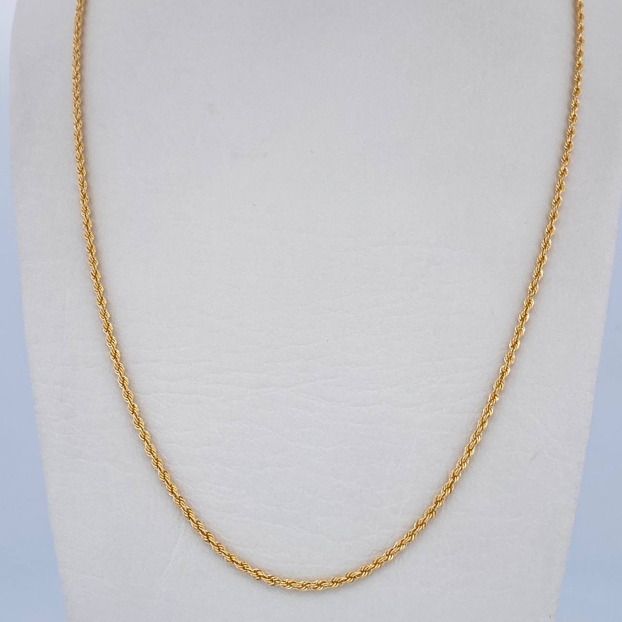 Cadena Lazo 4.85gr / 60cm / 2.6mm Oro Amarillo +3 18K $
