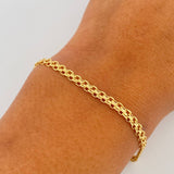 Bismark Bracelet 4.2gr / 18.9cm / 2.8mm Yellow Gold +0 18K &