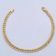 Pulso Cubano 3.95gr / 18.8cm / 3.7mm Oro Amarillo +0 18K $