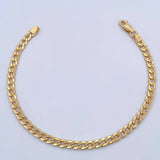 Pulso Cubano 3.9gr / 18.5cm / 3.7mm Oro Amarillo +0 18K $