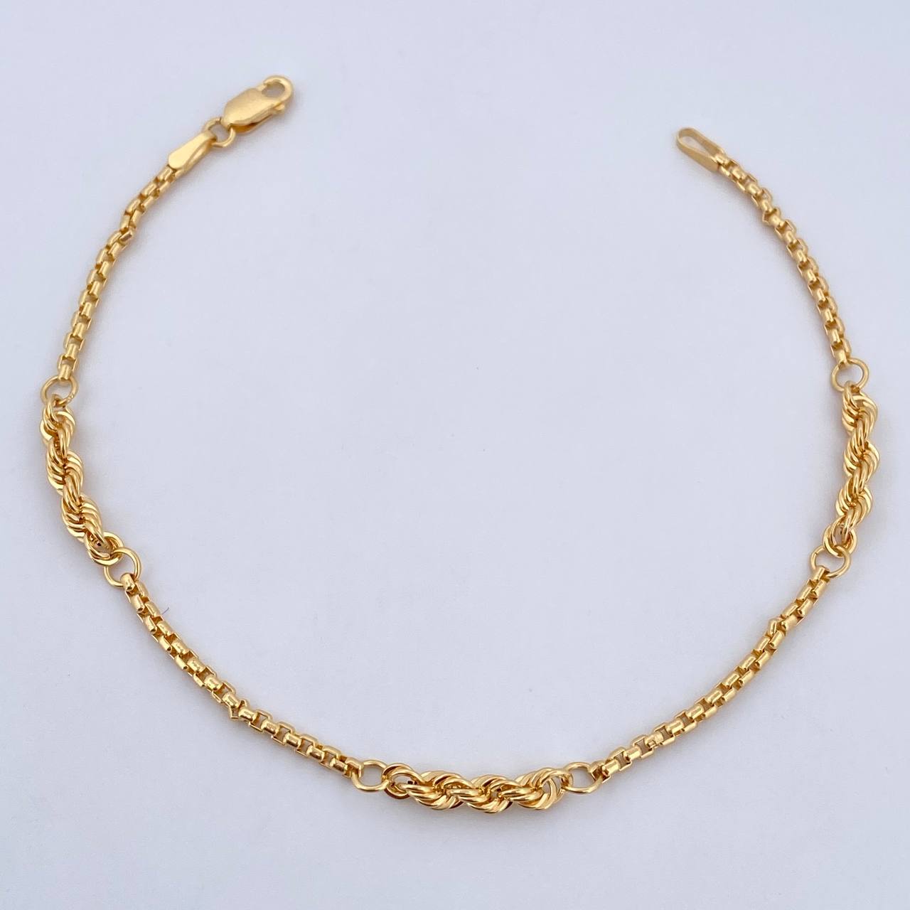 Rope Bracelet Venetian 2.4gr / 19cm / 3mm Yellow Gold +3 18K &