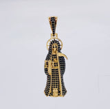 Dije Santa Muerte 7.05 g / 1 3/4 in Oro Amarillo 18K