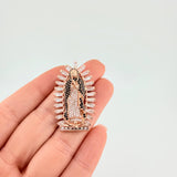Pendant Virgin of Guadalupe 10.95 g / 1 1/2 in 18K Rose Gold