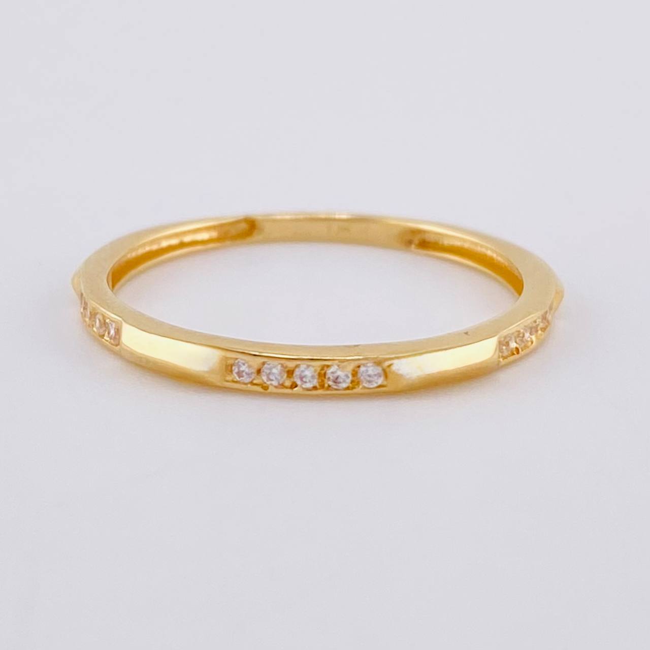 Dense Levels Ring 1.35 g / T7 1/4 Yellow Gold 18K