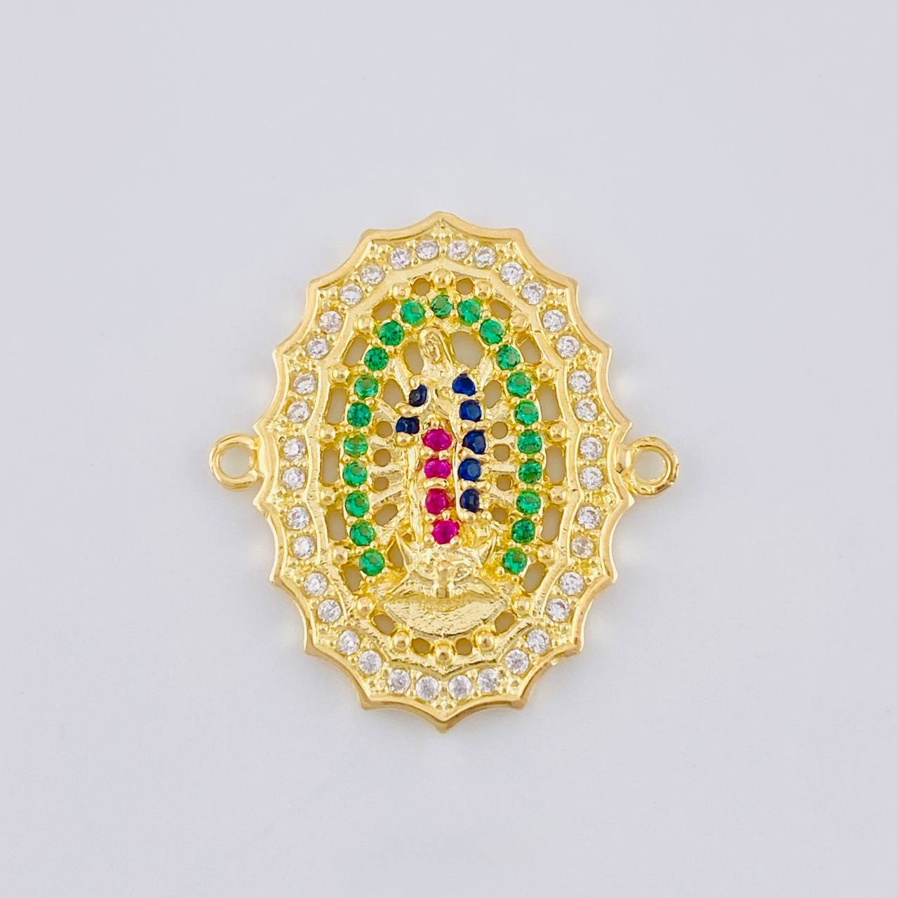 Charm Virgin Guadalupe 3.3 g / 3/4 in Yellow Gold 18K