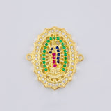 Charm Virgin Guadalupe 3.3 g / 3/4 in Yellow Gold 18K