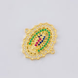 Charm Virgin of Guadalupe 3.45 g / 3/4 in Yellow Gold 18K