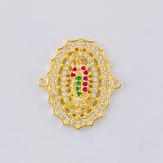 Charm Virgin of Guadalupe 3.4 g / 3/4 in Yellow Gold 18K
