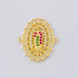 Charm Virgin Guadalupe 3.6 g / 3/4 in Yellow Gold 18K