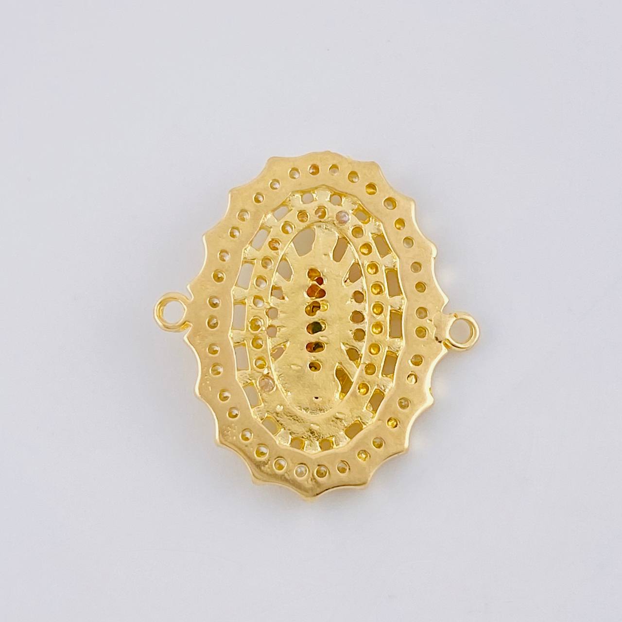 Charm Virgin of Guadalupe 3.4 g / 3/4 in Yellow Gold 18K