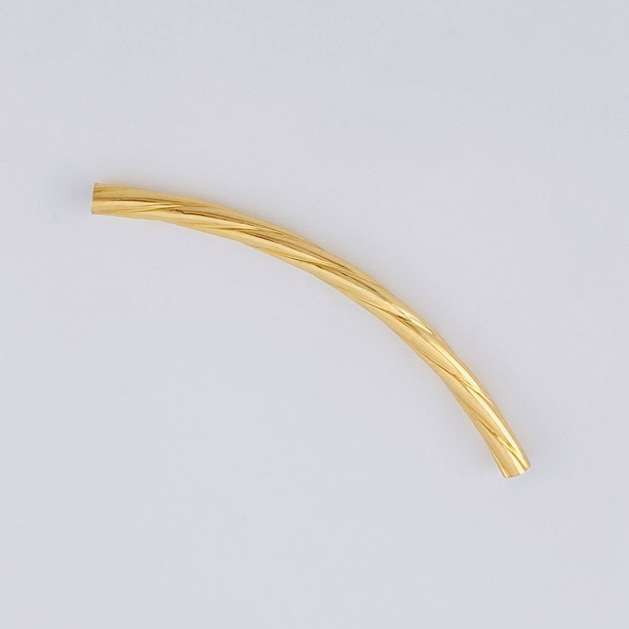 Charm Cylinder 0.4 g / 1 1/2 in 18K Yellow Gold