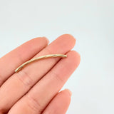 Charm Cylinder 0.4 g / 1 1/2 in 18K Yellow Gold