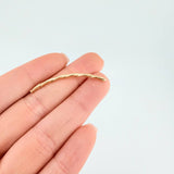 Herraje Cilindro 0.3 g / 1 1/2 in Oro Amarillo 18K