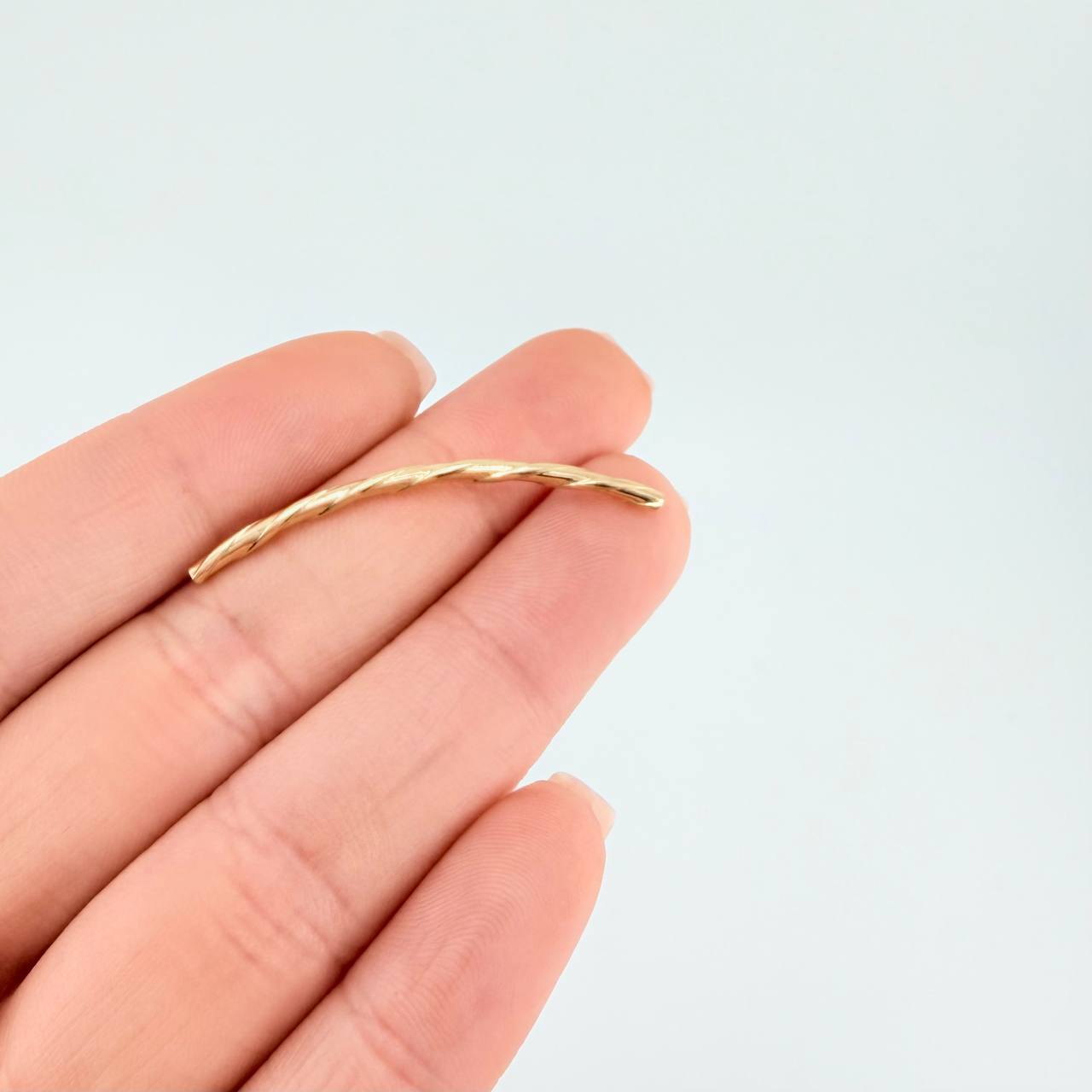 Charm Cylinder 0.3 g / 1 1/2 in Yellow Gold 18K