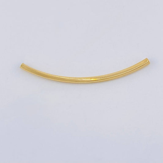 Herraje Cilindro 0.3 g / 1 1/2 in Oro Amarillo 18K