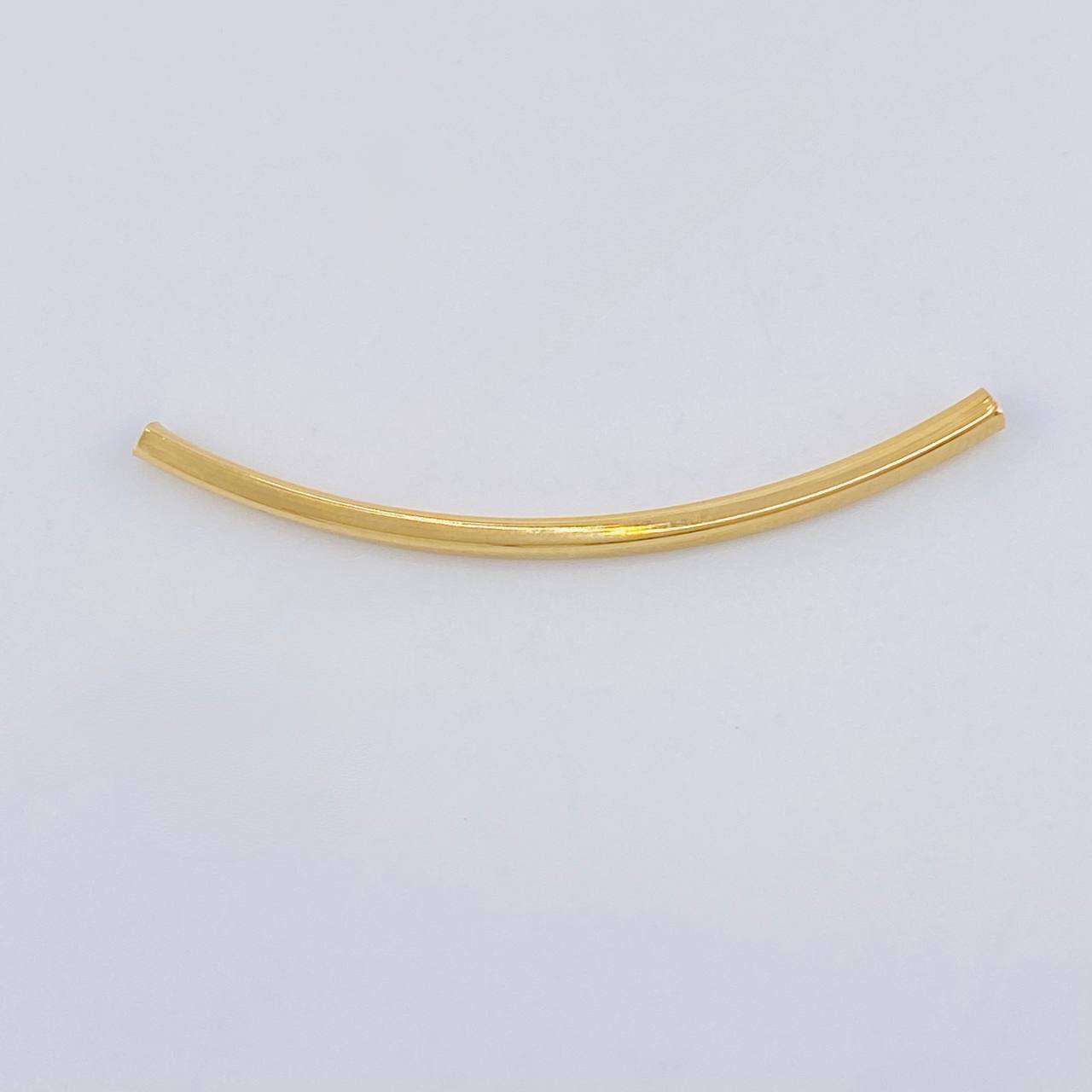 Charm Cylinder 0.35 g / 1 1/2 in 18K Yellow Gold