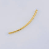 Charm Cylinder 0.3 g / 1 1/2 in 18K Yellow Gold