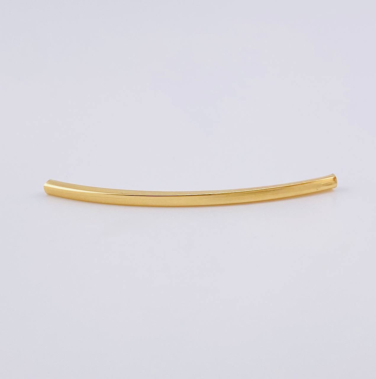 Charm Cylinder 0.35 g / 1 1/2 in 18K Yellow Gold