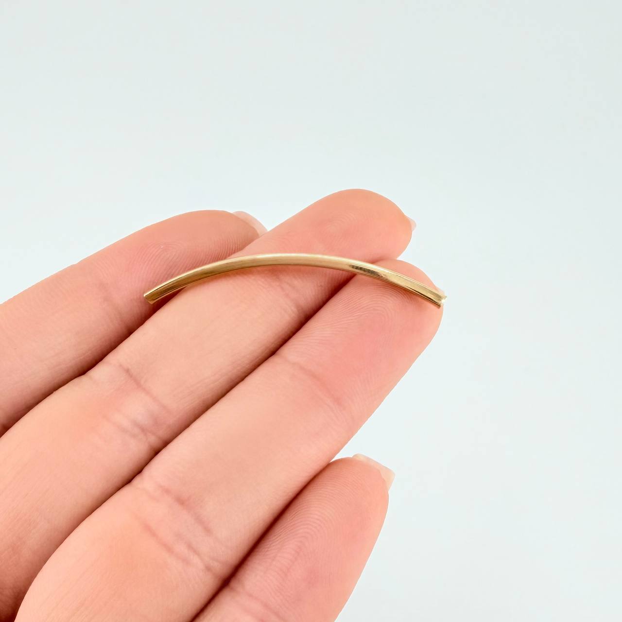 Charm Cylinder 0.3 g / 1 1/2 in 18K Yellow Gold