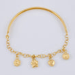 Bracelet Roll On Casandra 4.55 g / 7 in / 3.3 mm Yellow Gold 18K