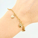 Bracelet Roll On Casandra 4.55 g / 7 in / 3.3 mm Yellow Gold 18K
