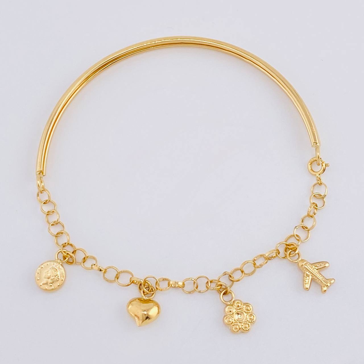 Pulso Roll On Casandra 4.5 g / 7 in / 3.3 mm Oro Amarillo 18K