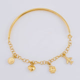 Pulso Roll On Casandra 4.5 g / 7 in / 3.3 mm Oro Amarillo 18K