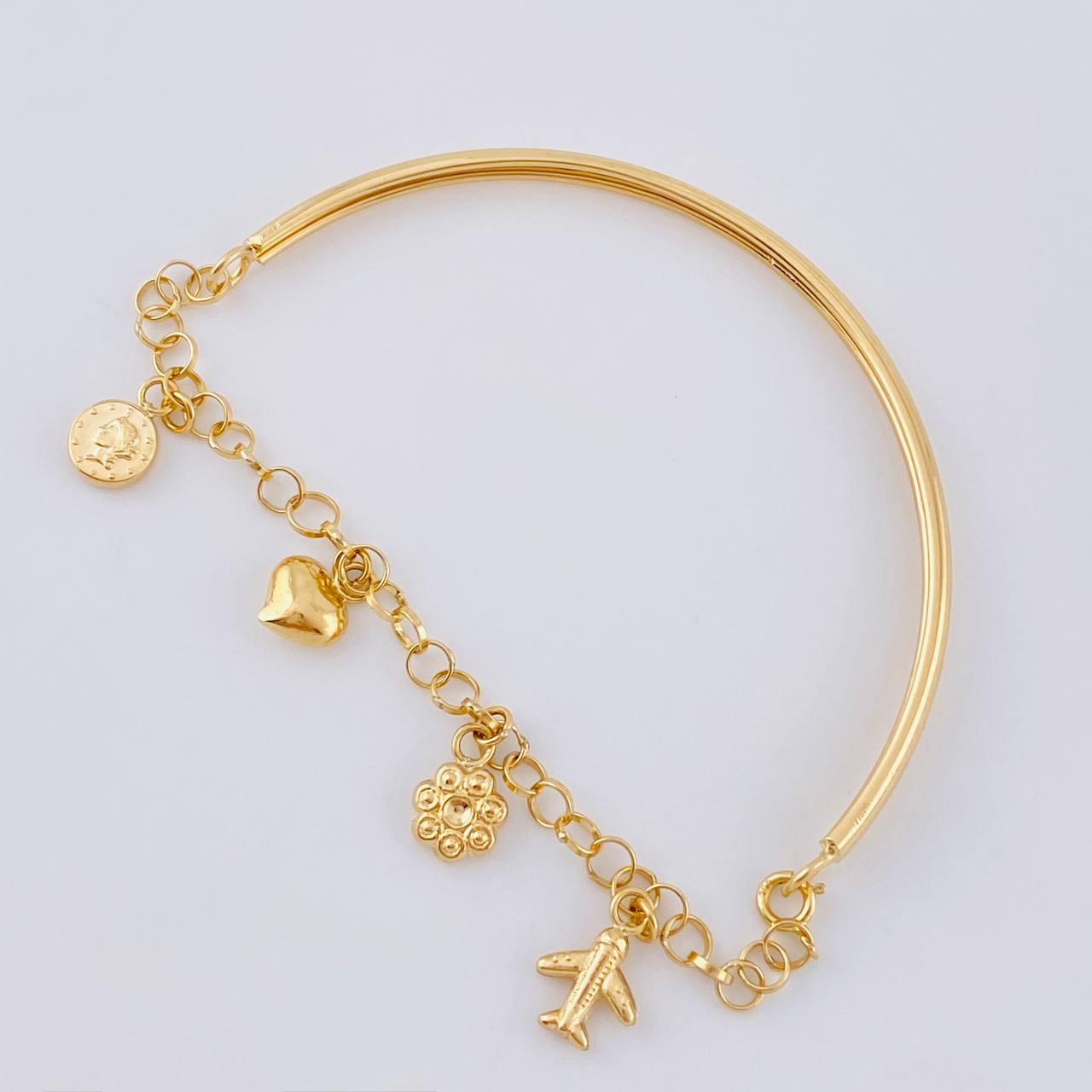 Pulso Roll On Casandra 4.5 g / 7 in / 3.3 mm Oro Amarillo 18K