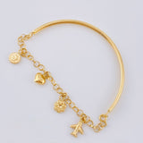 Pulso Roll On Casandra 4.5 g / 7 in / 3.3 mm Oro Amarillo 18K