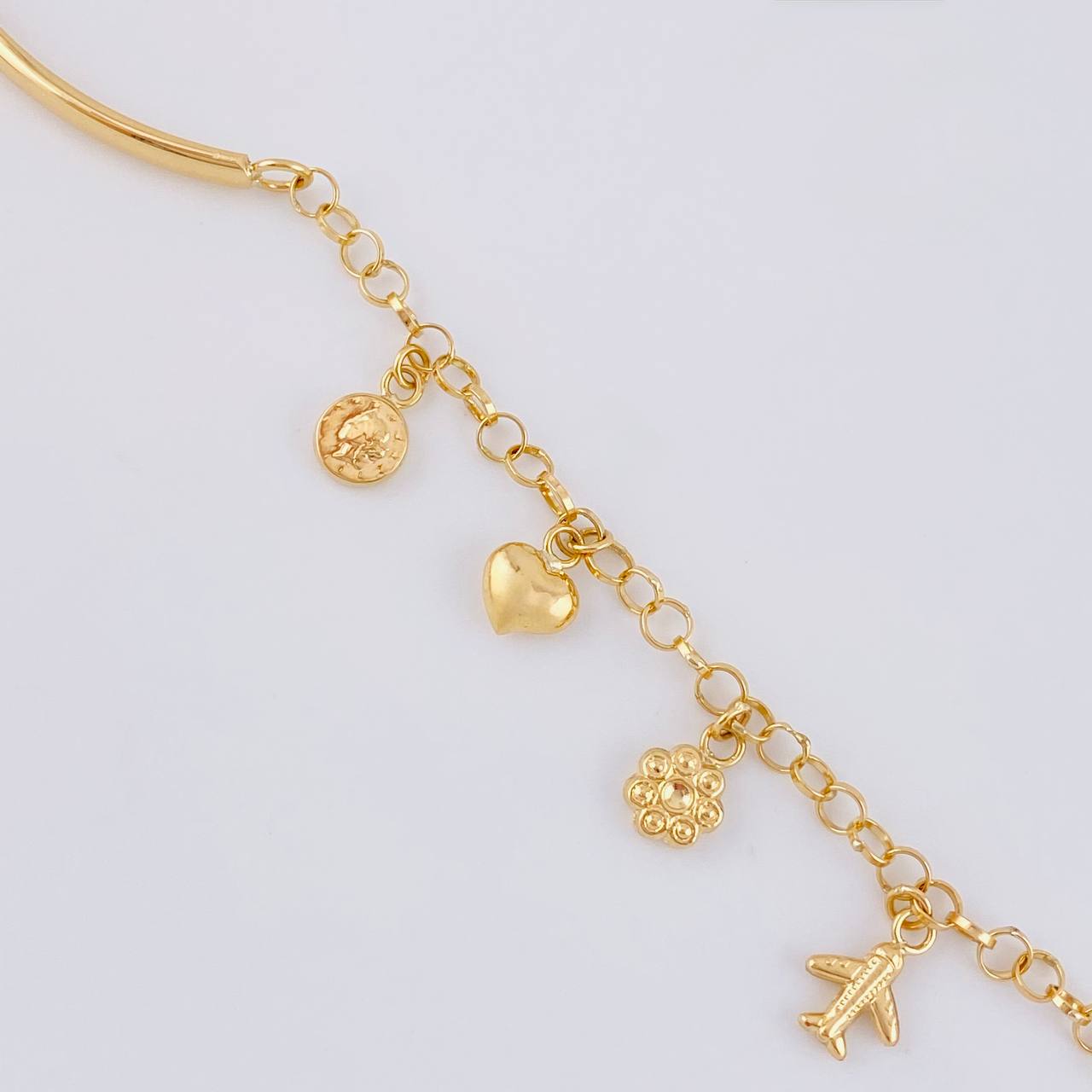 Pulso Roll On Casandra 4.5 g / 7 in / 3.3 mm Oro Amarillo 18K