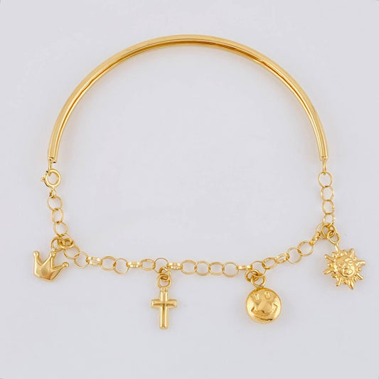 Pulso Roll On Casandra 3.95 g / 7 in / 3.3 mm Oro Amarillo 18K