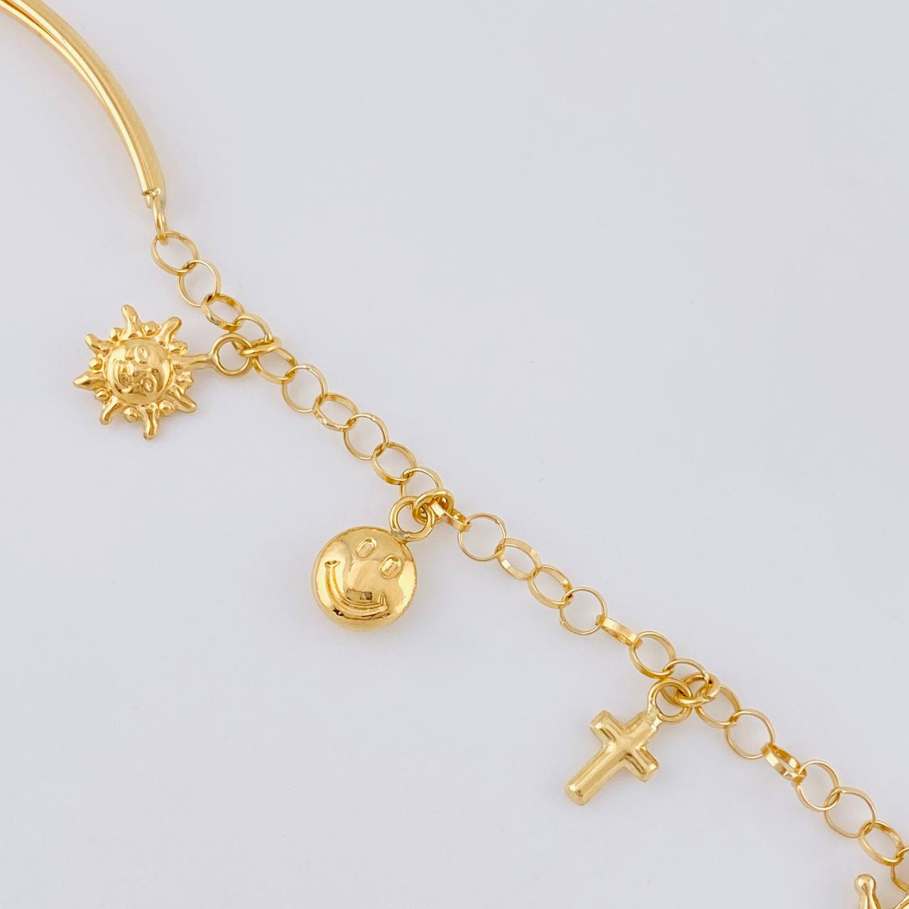 Pulso Roll On Casandra 3.95 g / 7 in / 3.3 mm Oro Amarillo 18K