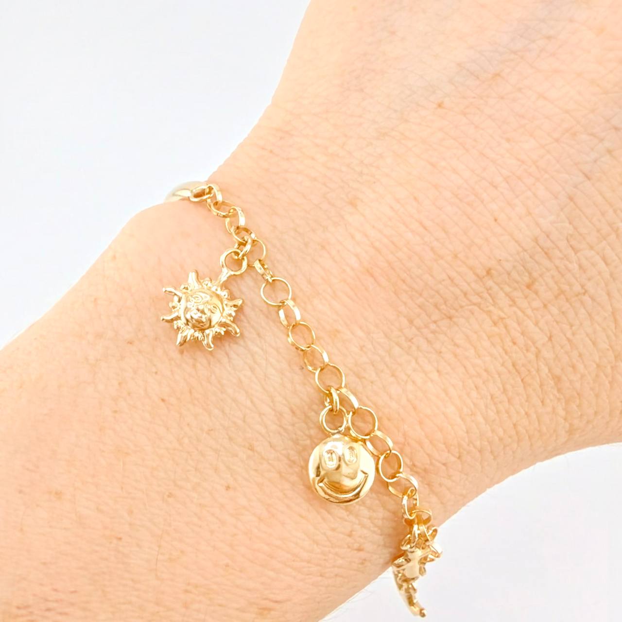 Pulso Roll On Casandra 3.95 g / 7 in / 3.3 mm Oro Amarillo 18K