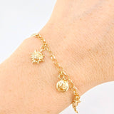 Pulso Roll On Casandra 3.95 g / 7 in / 3.3 mm Oro Amarillo 18K