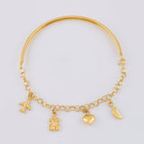 Bracelet Roll On Casandra 4.4 g / 7 in / 3.3 mm Yellow Gold 18K