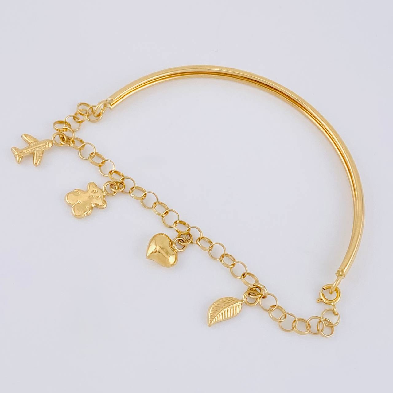 Bracelet Roll On Casandra 4.4 g / 7 in / 3.3 mm Yellow Gold 18K
