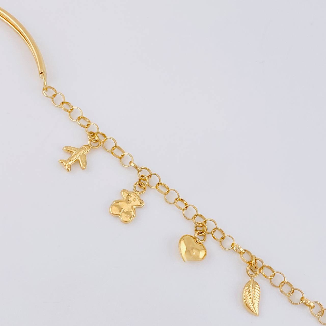 Bracelet Roll On Casandra 4.4 g / 7 in / 3.3 mm Yellow Gold 18K