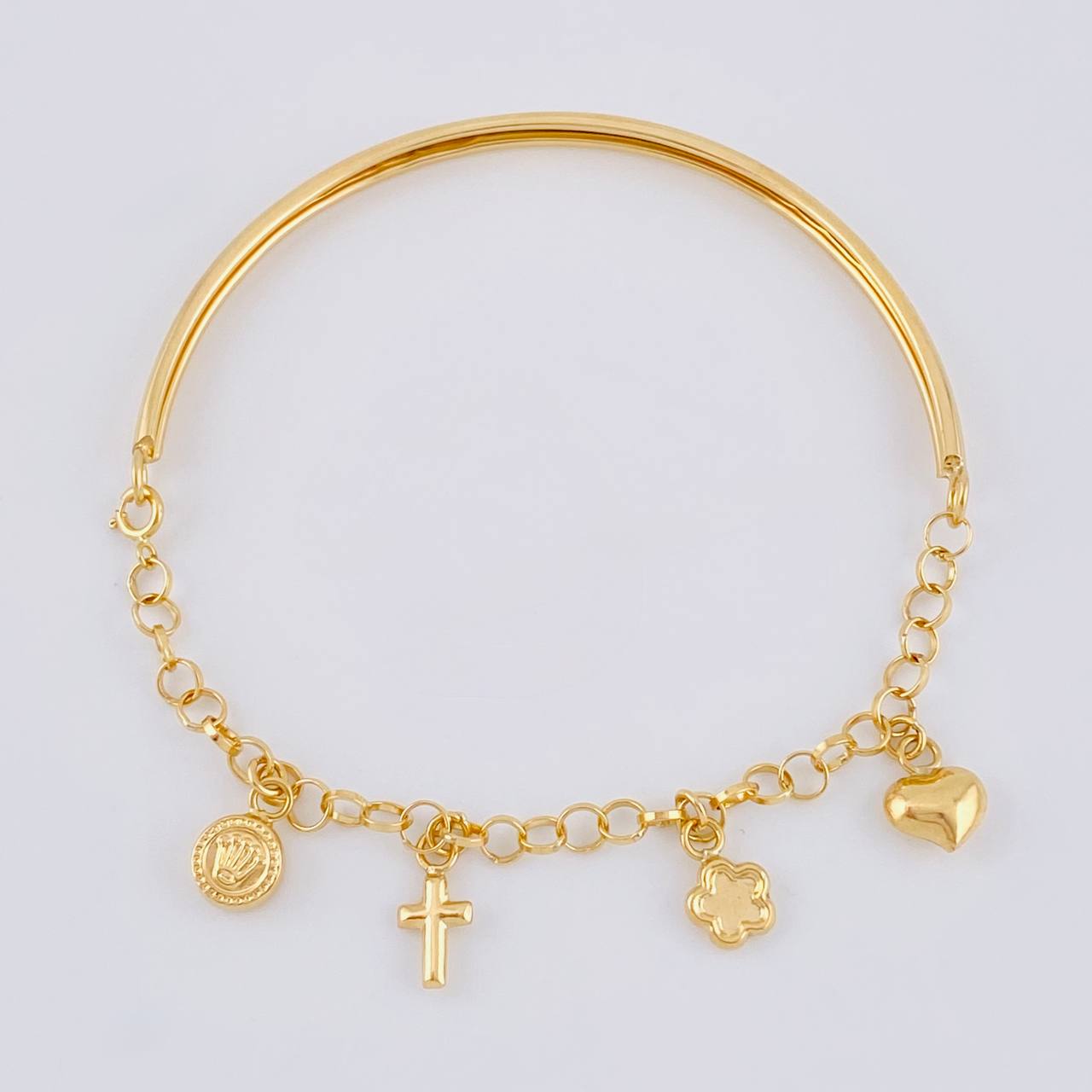 Bracelet Roll On Casandra 4.55 g / 7 in / 3.3 mm Yellow Gold 18K
