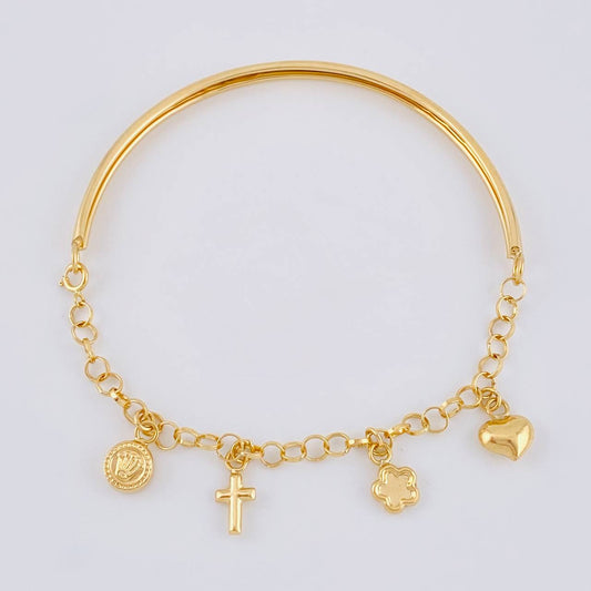 Pulso Roll On Casandra 4.55 g / 7 in / 3.3 mm Oro Amarillo 18K