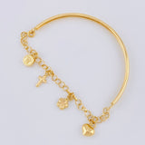 Bracelet Roll On Casandra 4.55 g / 7 in / 3.3 mm Yellow Gold 18K