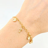 Bracelet Roll On Casandra 4.55 g / 7 in / 3.3 mm Yellow Gold 18K