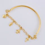 Pulso Roll On Casandra 4.3 g / 7 in / 3.3 mm Oro Amarillo 18K