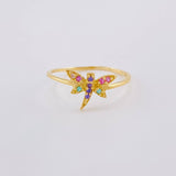 Dragonfly Ring 1 g / T6 Yellow Gold 18K