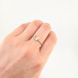 Anillo Mariposa Mate 1.45 g / T8 Oro Amarillo 18K